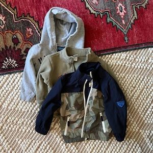 Lot of 3 toddler 2T jackets Old Navy, OshKosh